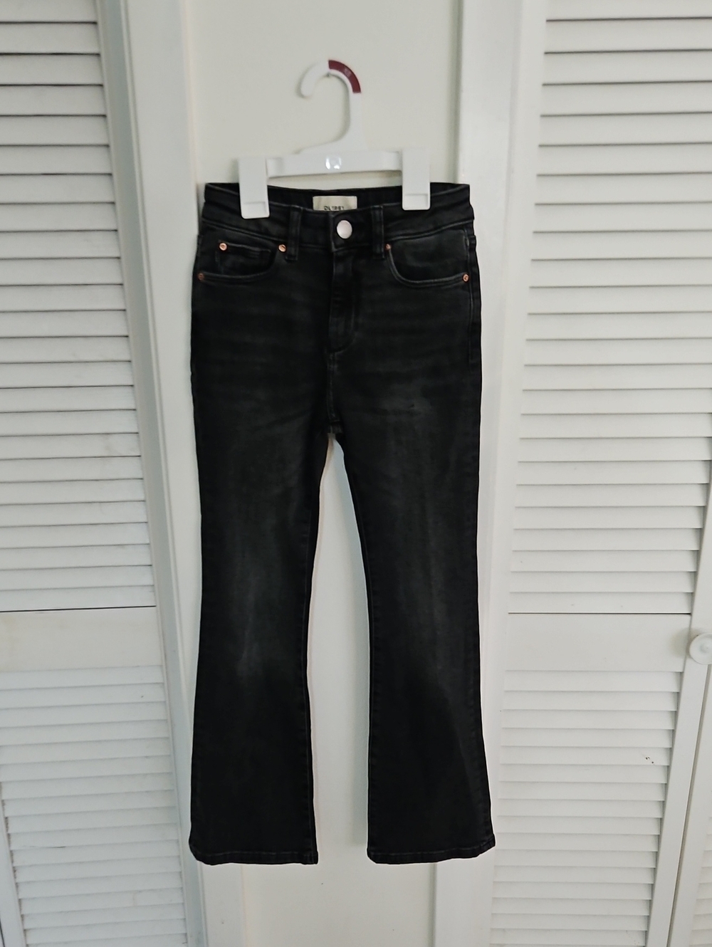 NWOT - Girl's Black Stretch Bootcut Jeans